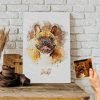 Pet Portrait Painting From Photos